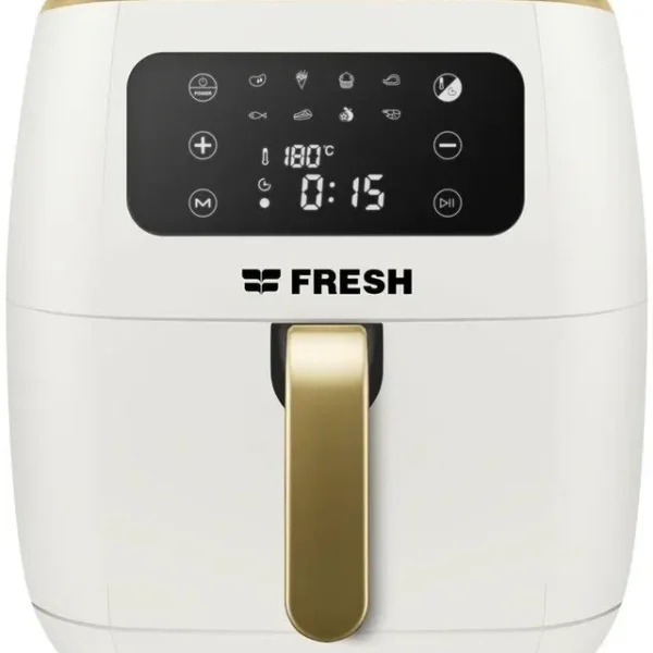 اير فراير ديجيتال فريش ، سعة 7 لتر ، ابيض وذهبى - FAF-D1800W
