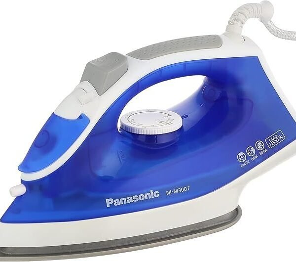 مكواة بخار باناسونيك ، ازرق و ابيض - NI-M300T